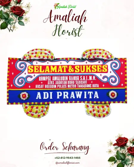 Papan Bunga Ucapan Selamat Murutuwu